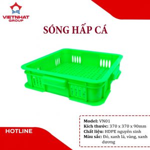 Sóng nhựa hở VN01-HL